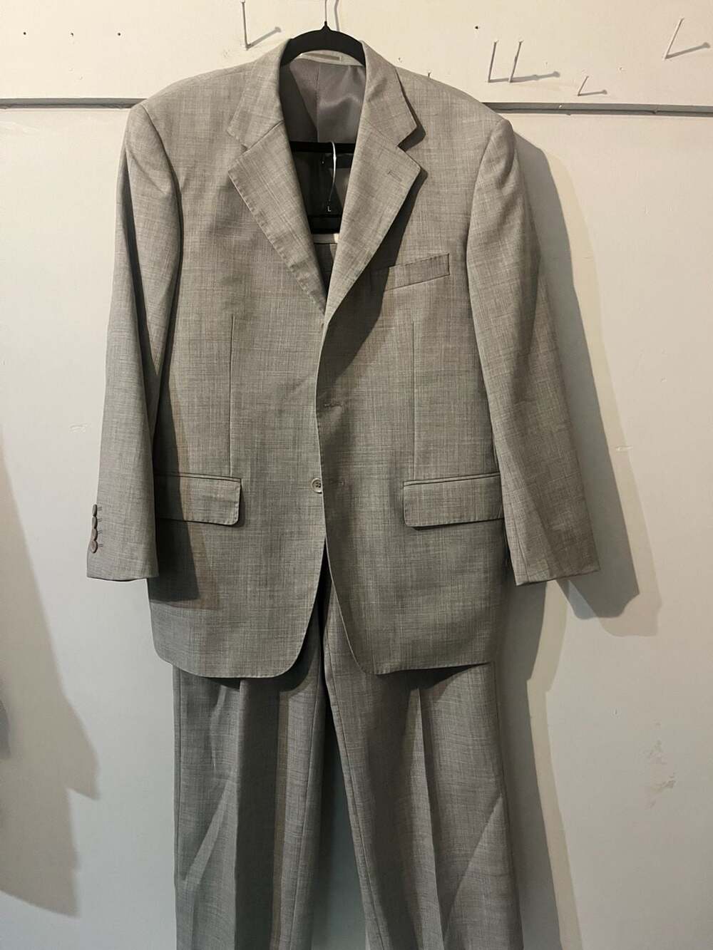 Mantoni Collezione Milano Italy Gray Super 140's Wool 2-Piece Suit 003-0072
